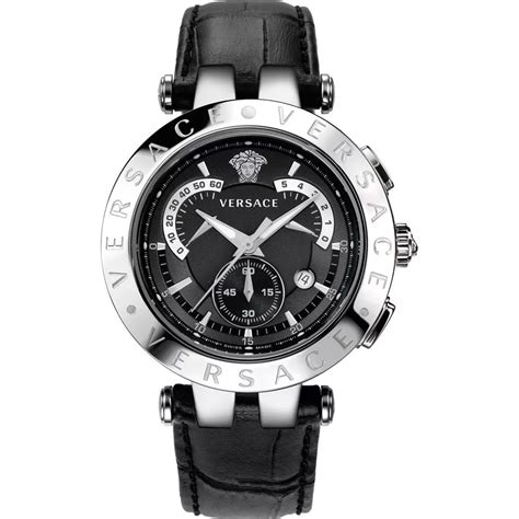 versace men's 23c99d008 s009 v-race stainless steel watch band|Versace V.